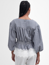 Load image into Gallery viewer, BARBOUR<BR>
Glamis Blouse<BR>
Navy/White<BR>