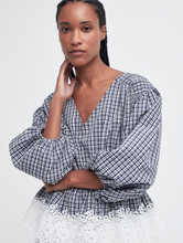 Load image into Gallery viewer, BARBOUR<BR>
Glamis Blouse<BR>
Navy/White<BR>