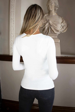 Load image into Gallery viewer, NO2MORO&lt;BR&gt;
Tara Long Sleeve Top&lt;BR&gt;
White&lt;BR&gt;
