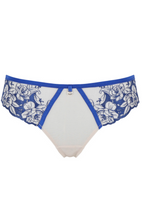 Load image into Gallery viewer, PANACHE<BR>
Rosa Thong<BR>
Cobalt/Latte<BR>