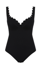 Load image into Gallery viewer, PANACHE<BR>
Rita Plunge Swimsuit<BR>
Black, Magenta<BR>