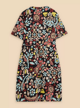 Load image into Gallery viewer, WHITE STUFF<BR>
Tammy Cotton Dress<BR>
Multi/ Teal<BR>