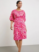 Load image into Gallery viewer, TAIFUN<BR>
Digital Red Patterned Dress<BR>
Red<BR>