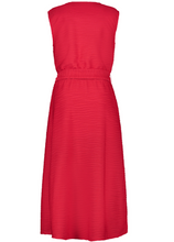 Load image into Gallery viewer, TAIFUN<BR>
Sleeveless Textured Dress<BR>
Red<BR>