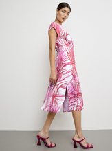 Load image into Gallery viewer, TAIFUN<BR>
Shirt Dress with Long Side<BR>
Red/Pink<BR>