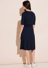 Load image into Gallery viewer, STREET ONE<BR>
Wrap Dress<BR>
Deep Blue<BR>