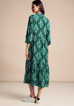 Load image into Gallery viewer, STREET ONE<BR>
Cool Vintage Midi Dress<BR>
Green<BR>