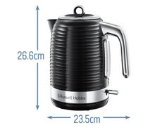 Load image into Gallery viewer, RUSSELL HOBBS<BR>
Inspire Kettle<BR>
Black<BR>