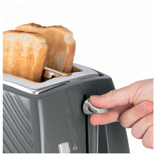 Load image into Gallery viewer, RUSSELL HOBBS<BR>
Groove 2 Toaster<BR>
Grey<BR>