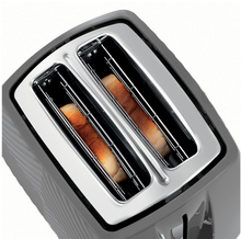 Load image into Gallery viewer, RUSSELL HOBBS<BR>
Groove 2 Toaster<BR>
Grey<BR>