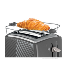 Load image into Gallery viewer, RUSSELL HOBBS<BR>
Groove 2 Toaster<BR>
Grey<BR>