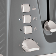 Load image into Gallery viewer, RUSSELL HOBBS<BR>
Groove 2 Toaster<BR>
Grey<BR>