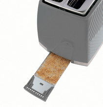 Load image into Gallery viewer, RUSSELL HOBBS<BR>
Groove 2 Toaster<BR>
Grey<BR>