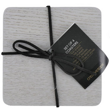 Load image into Gallery viewer, TRADESTOCK HOME<BR>
IStyle 4X Grey Wood Coasters<BR>
Grey<BR>