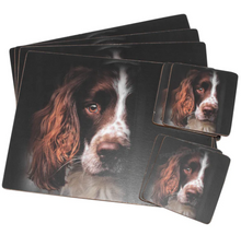 Load image into Gallery viewer, TRADESTOCK HOME<BR>
IStyle 4X Springer Spaniel Placemats/Coasters<BR>