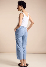 Load image into Gallery viewer, STREET ONE<BR>
7/8 Jeans Culotte Ultra Bleached Wash<BR>
Blue<BR>