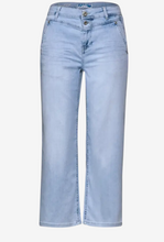 Load image into Gallery viewer, STREET ONE<BR>
7/8 Jeans Culotte Ultra Bleached Wash<BR>
Blue<BR>