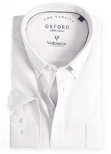 Load image into Gallery viewer, VEDONEIRE<BR>
Long Sleeve Oxford Shirt<BR>
Blue, Pink, White<BR>