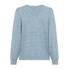 Load image into Gallery viewer, OLSEN<BR>
Long Sleeve Knit Jumper in Henry Fit<BR>
Blue<BR>