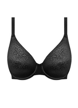 Load image into Gallery viewer, WACOAL<BR>
Back Appeal Classic Underwire Bra<BR>
Black, Rose dust<BR>