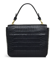 Load image into Gallery viewer, RADLEY LONDON<BR>
Hanley Close Faux Croc<BR>
Black<BR>