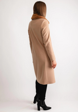 Load image into Gallery viewer, CHRISTINA FELIX<BR>
Faux Fur Coat<BR>
Camel<BR>