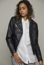 Load image into Gallery viewer, RINO & PELLE<BR>
Ghost Leather Jacket<BR>
Black<BR>