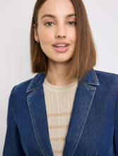 Load image into Gallery viewer, TAIFUN<BR>
Denim Blazer<BR>
Blue<BR>