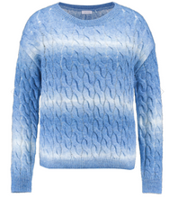 Load image into Gallery viewer, GERRY WEBER<BR>
Knit Jumper<BR>
Blue/White<BR>