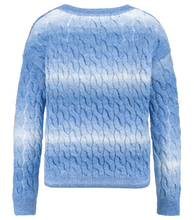 Load image into Gallery viewer, GERRY WEBER<BR>
Knit Jumper<BR>
Blue/White<BR>