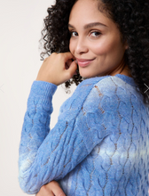Load image into Gallery viewer, GERRY WEBER<BR>
Knit Jumper<BR>
Blue/White<BR>