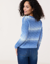 Load image into Gallery viewer, GERRY WEBER<BR>
Knit Jumper<BR>
Blue/White<BR>