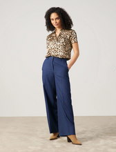 Load image into Gallery viewer, GERRY WEBER<BR>
Striped Elegant Trousers<BR>
Blue<BR>