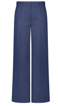 Load image into Gallery viewer, GERRY WEBER<BR>
Striped Elegant Trousers<BR>
Blue<BR>