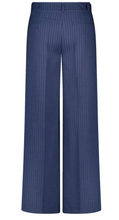 Load image into Gallery viewer, GERRY WEBER<BR>
Striped Elegant Trousers<BR>
Blue<BR>