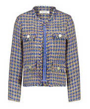 Load image into Gallery viewer, GERRY WEBER<BR>
Boucle Jacket<BR>
Blue<BR>