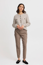 Load image into Gallery viewer, FRANSA<BR>
Bitte Knit Pullover<BR>
Stone<BR>