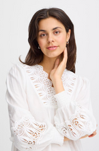 Load image into Gallery viewer, FRANSA<BR>
Blondie Blouse<BR>
White<BR>