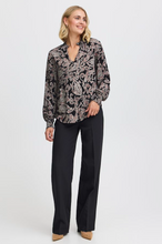 Load image into Gallery viewer, FRANSA<BR>
Gladis Blouse<BR>
Black<BR>