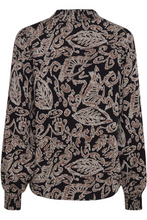 Load image into Gallery viewer, FRANSA<BR>
Gladis Blouse<BR>
Black<BR>