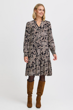 Load image into Gallery viewer, FRANSA<BR>
Gladis Dress<BR>
Black<BR>