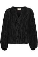 Load image into Gallery viewer, FRANSA<BR>
Jull Blouse<BR>
Black<BR>