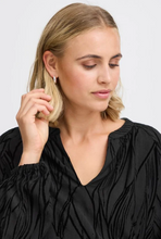 Load image into Gallery viewer, FRANSA<BR>
Jull Blouse<BR>
Black<BR>