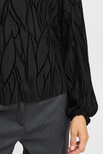 Load image into Gallery viewer, FRANSA<BR>
Jull Blouse<BR>
Black<BR>