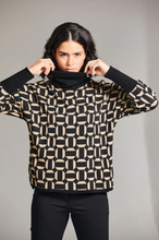 Load image into Gallery viewer, PERUZZI<BR>
Cowl Top<BR>
Black<BR>