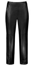 Load image into Gallery viewer, GERRY WEBER<BR>
Pleather Trousers<BR>
Black<BR>