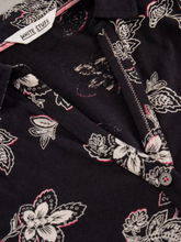 Load image into Gallery viewer, WHITE STUFF<BR>
Annie Jersey Shirt<BR>
Black/Plum<BR>