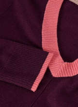 Load image into Gallery viewer, WHITE STUFF<BR>
Maggi Knit Jumper<BR>
Plum<BR>