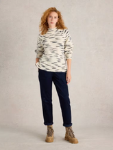 Load image into Gallery viewer, WHITE STUFF<BR>
Twister Cord Trousers<BR>
Navy<BR>