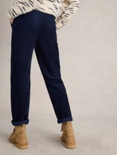 Load image into Gallery viewer, WHITE STUFF<BR>
Twister Cord Trousers<BR>
Navy<BR>